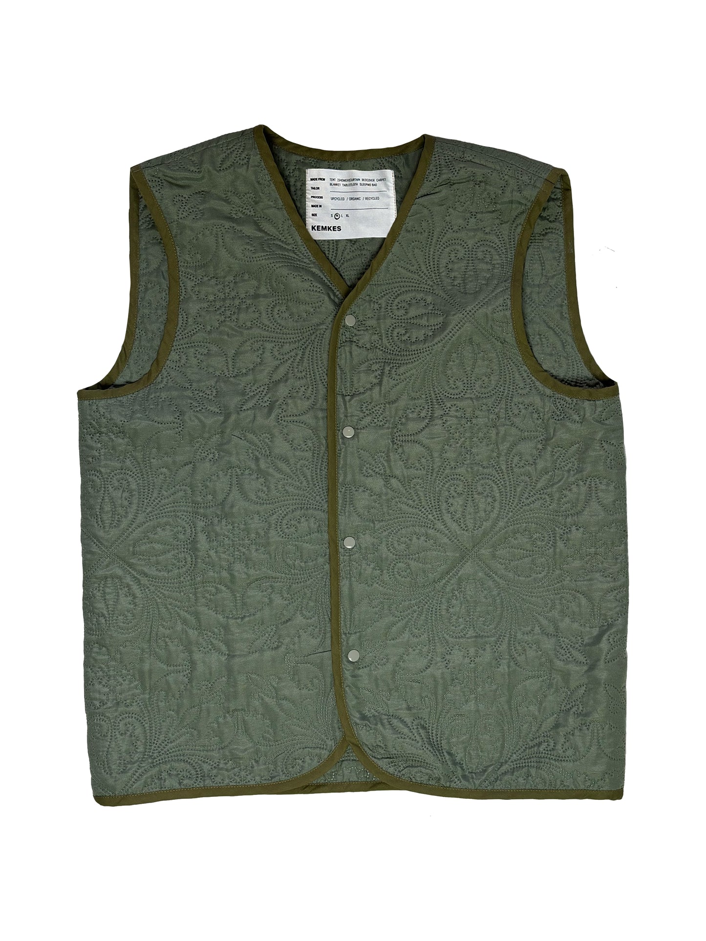 Bodywarmer quilt - green