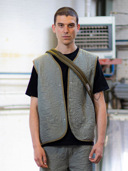 Bodywarmer quilt - green