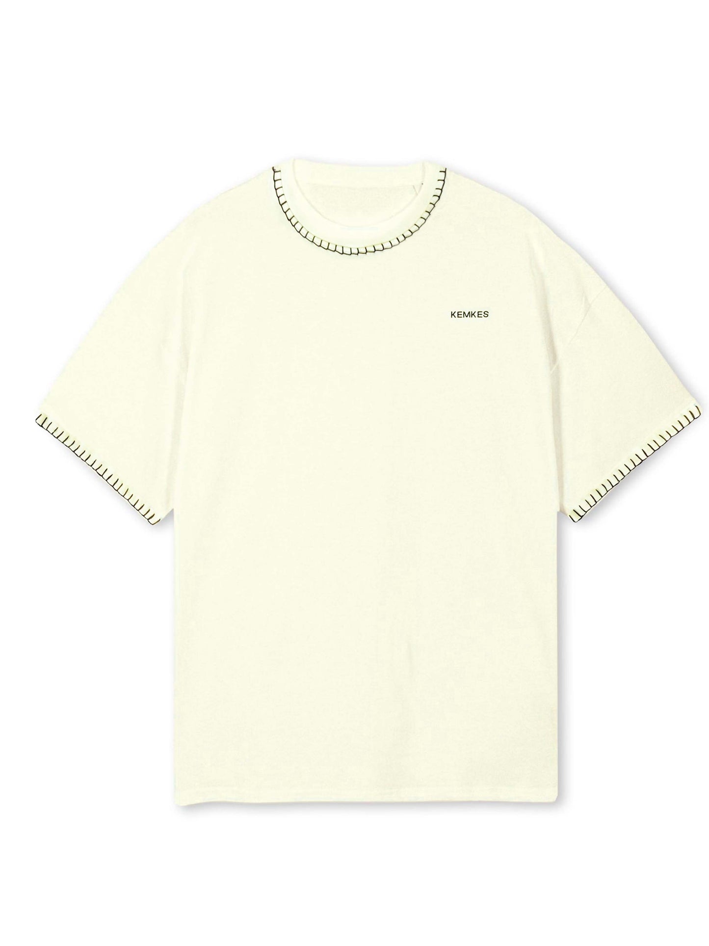 T-shirt crochet stitch cream