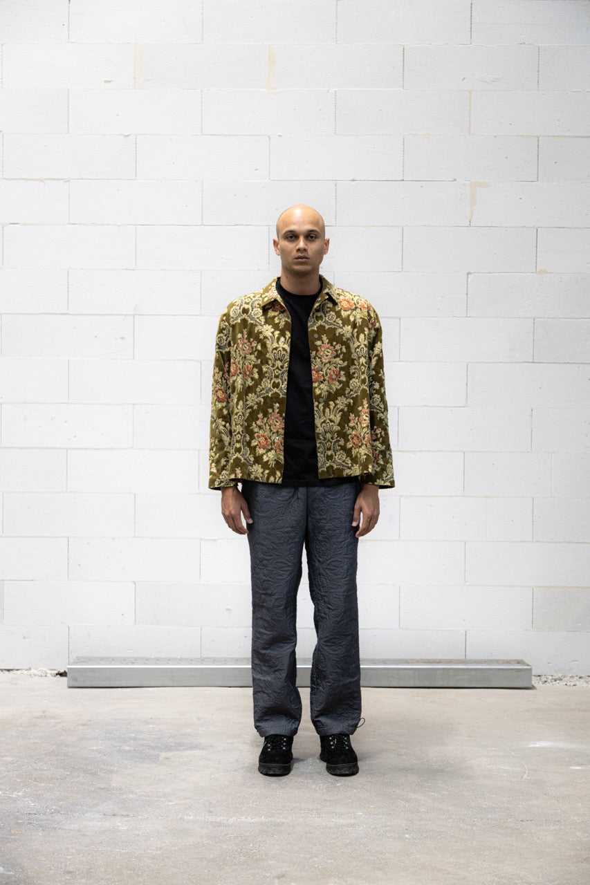 Shirt green lux pattern (set)