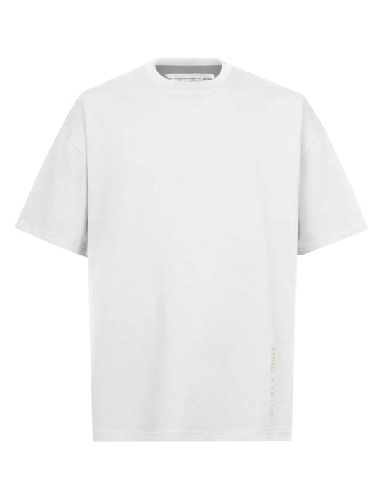 T-shirt crochet square back white