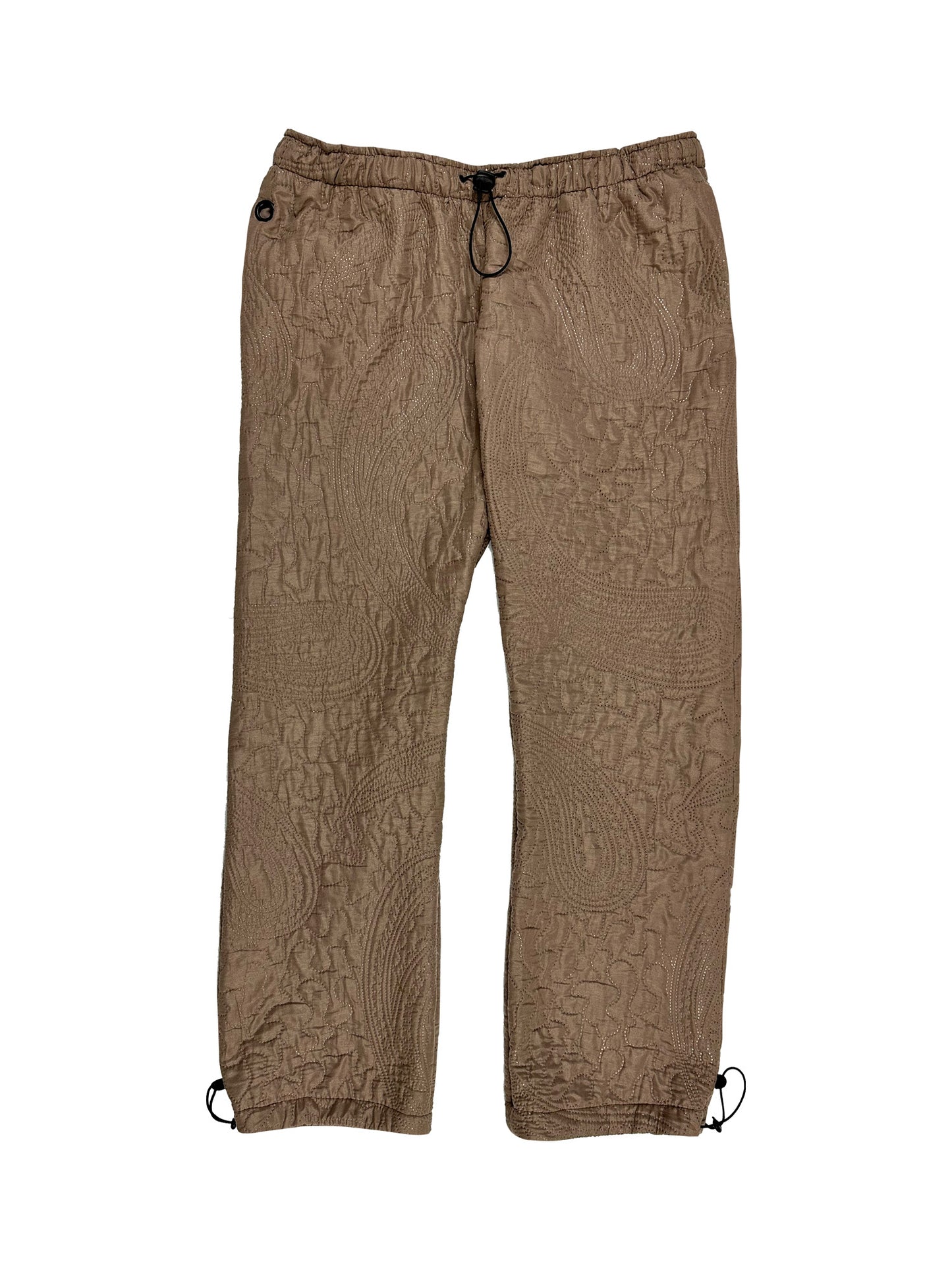 Pants brown quilt