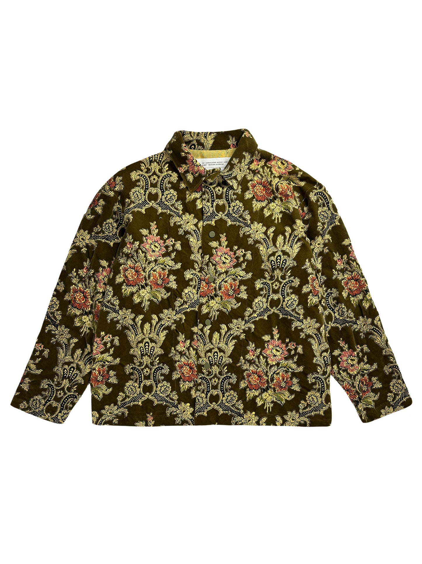 Shirt green lux pattern (set)