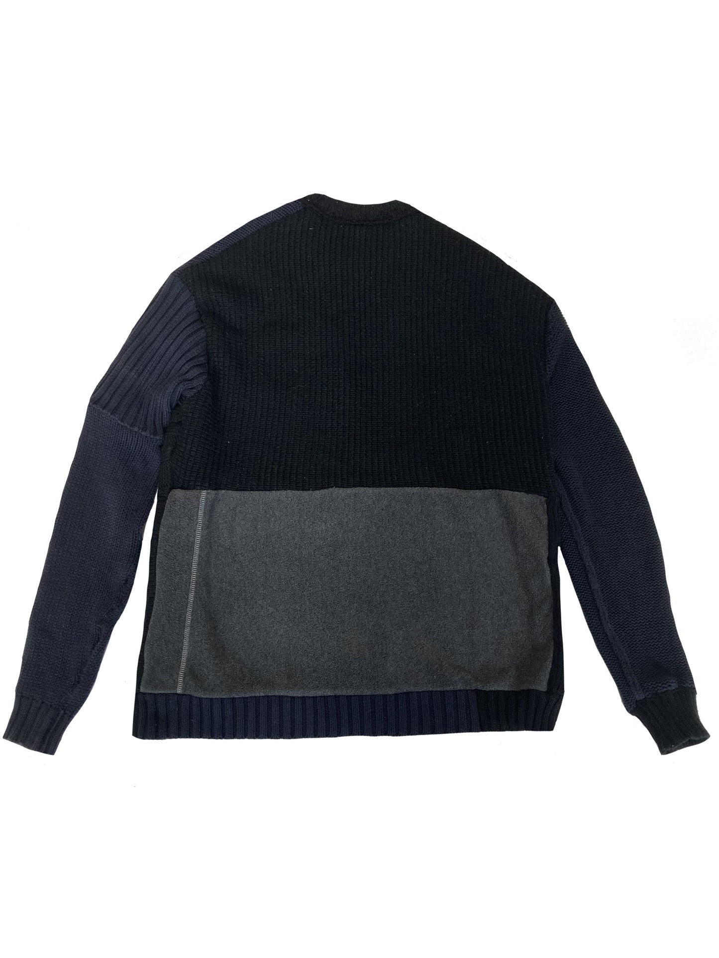 Sweater patchwork knit
