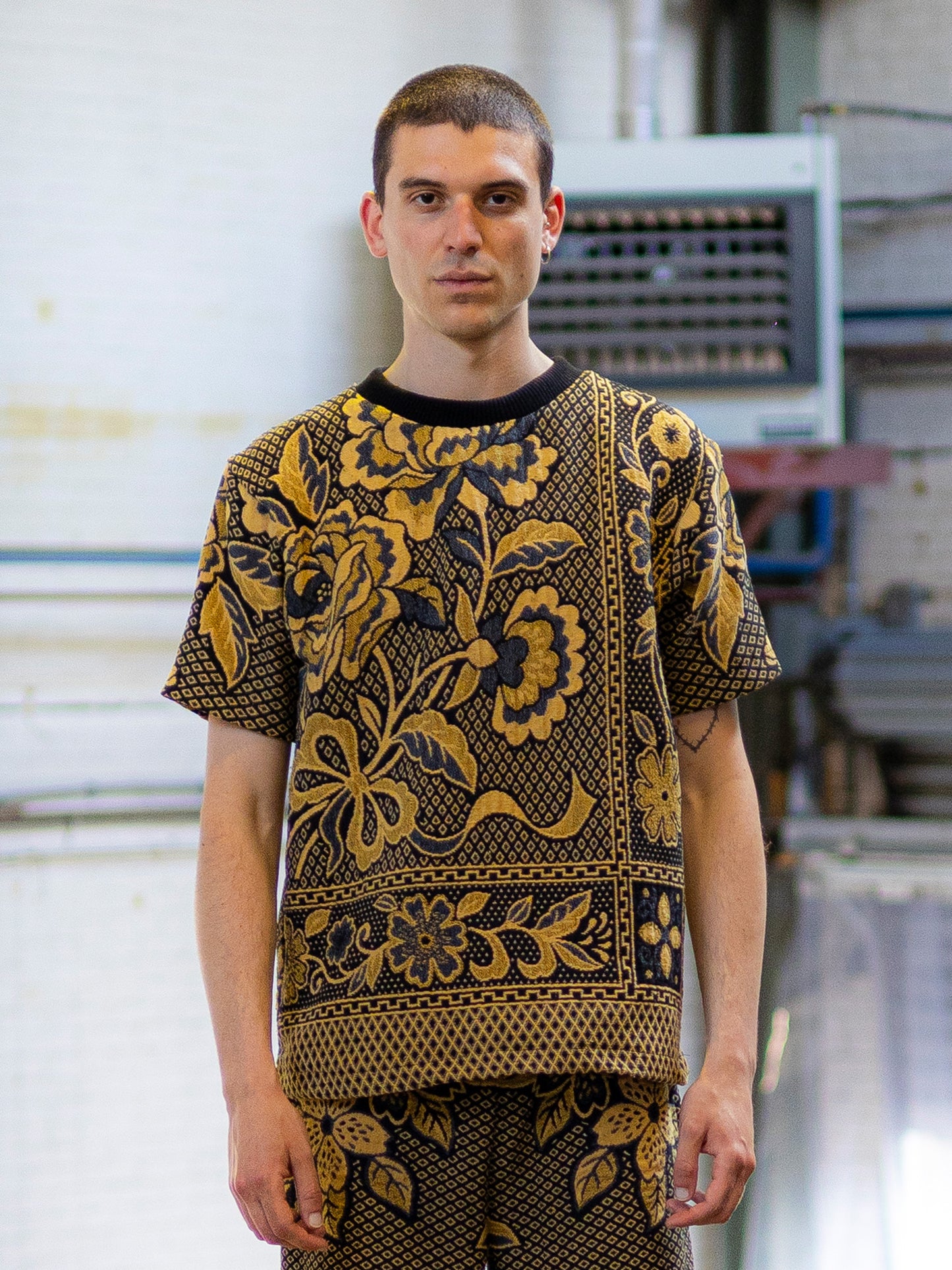 T-shirt upcycled plaid