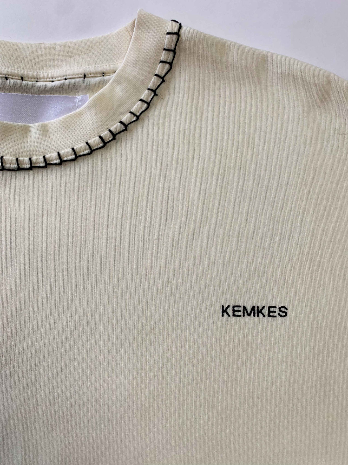 T-shirt crochet stitch cream