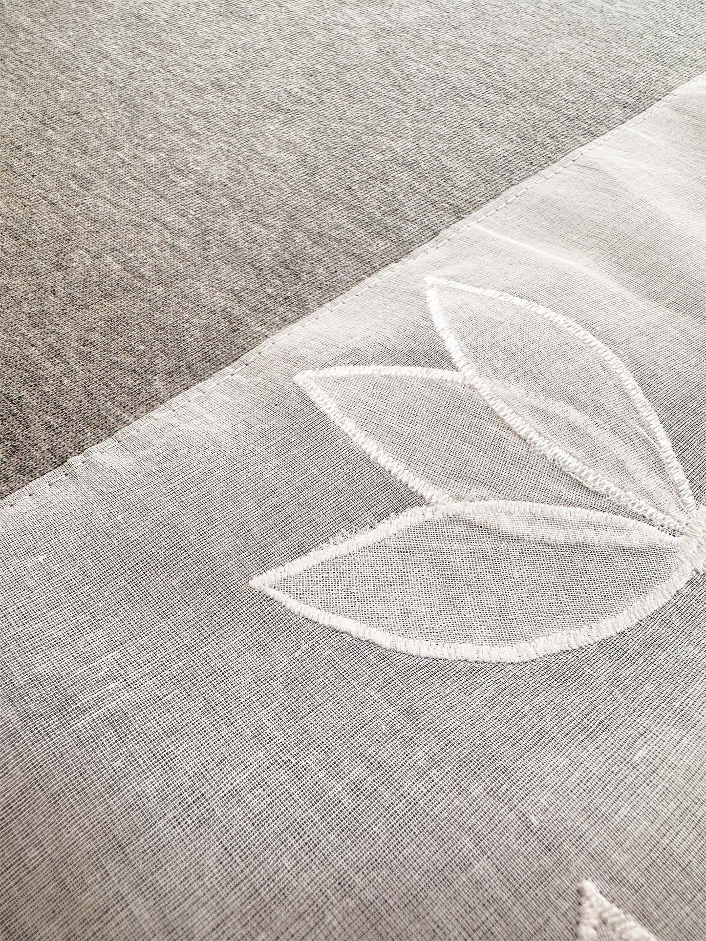 T-shirt artwork patch - grey heather