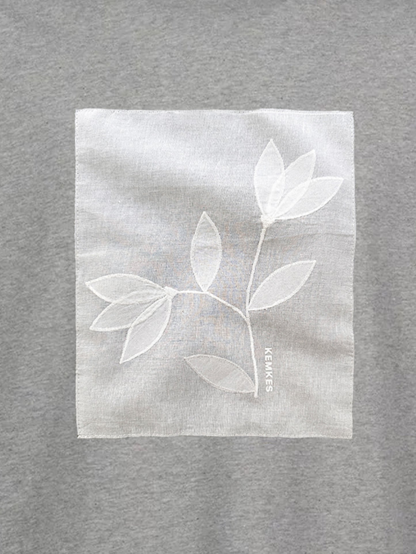 T-shirt artwork patch - grey heather
