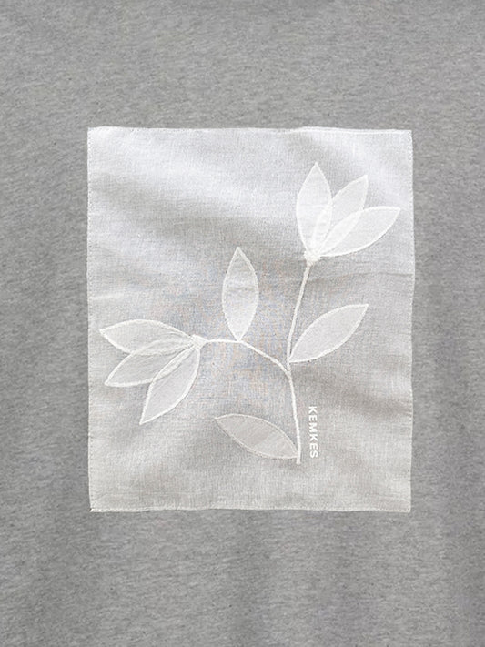 T-shirt artwork patch - grey heather
