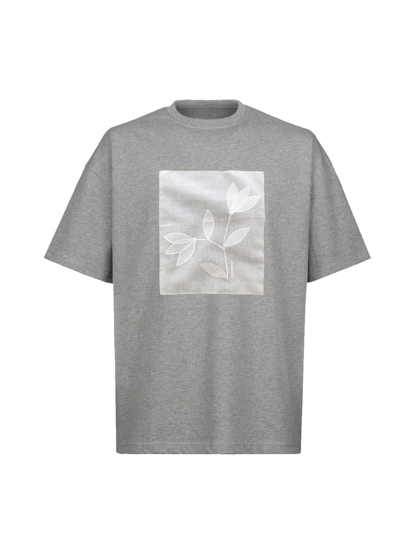 T-shirt artwork patch - grey heather