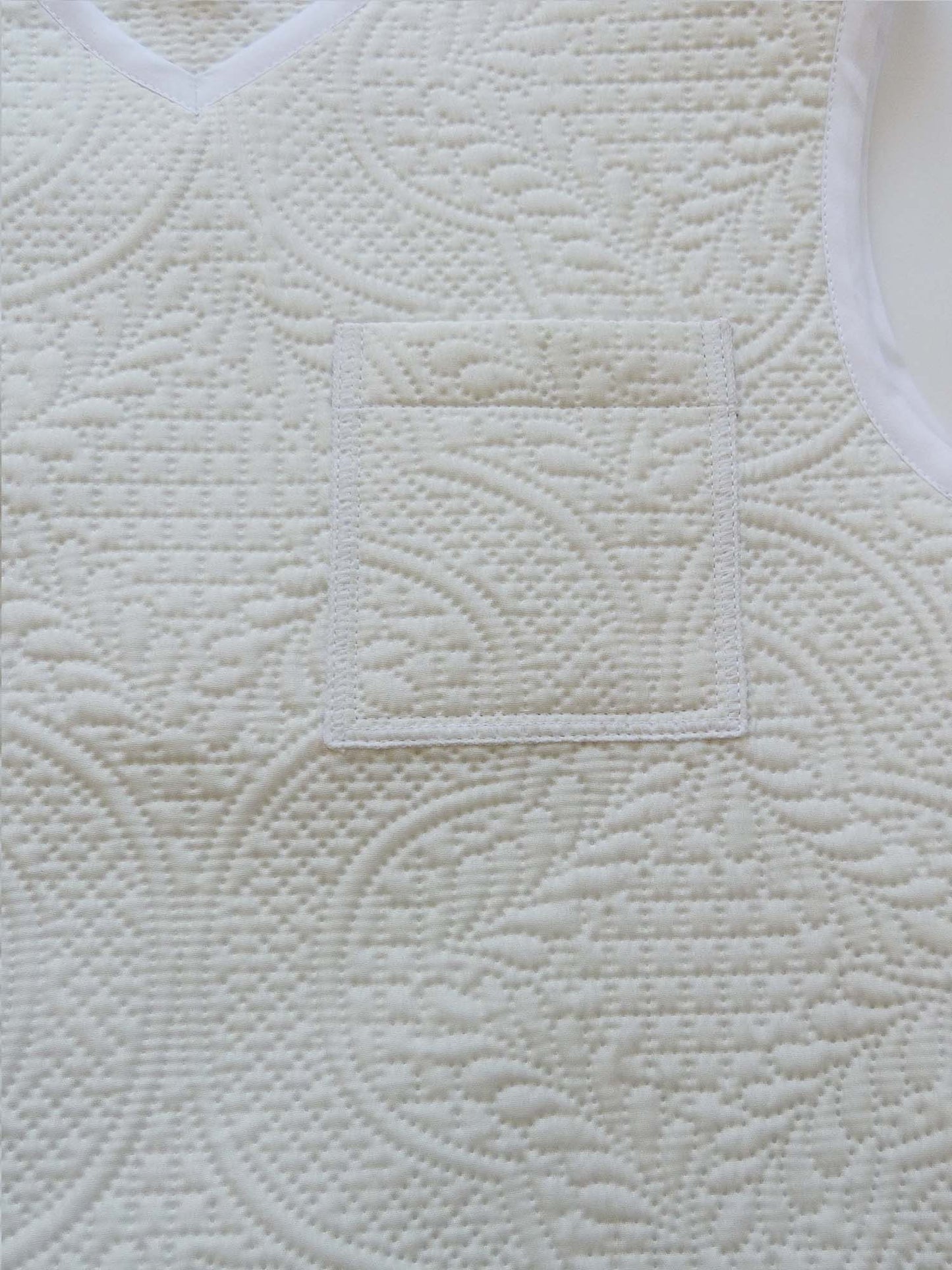 Spencer white quilt technical S