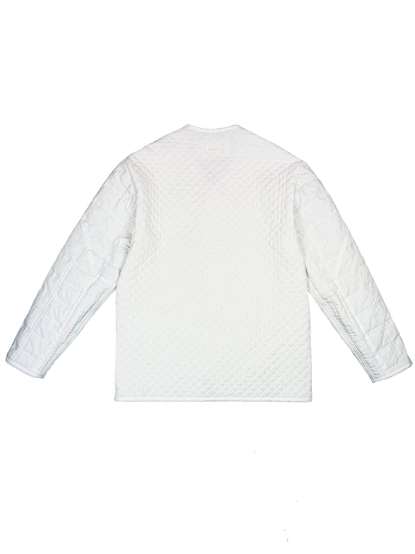 Jacket white quilt diamond S