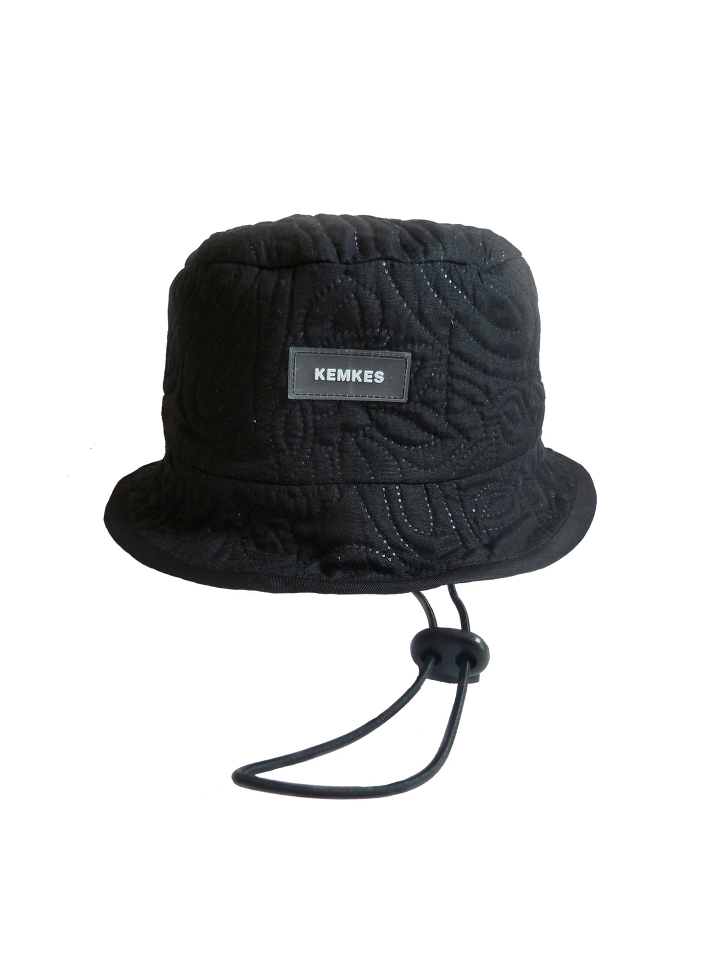 Bucket hat black quilt