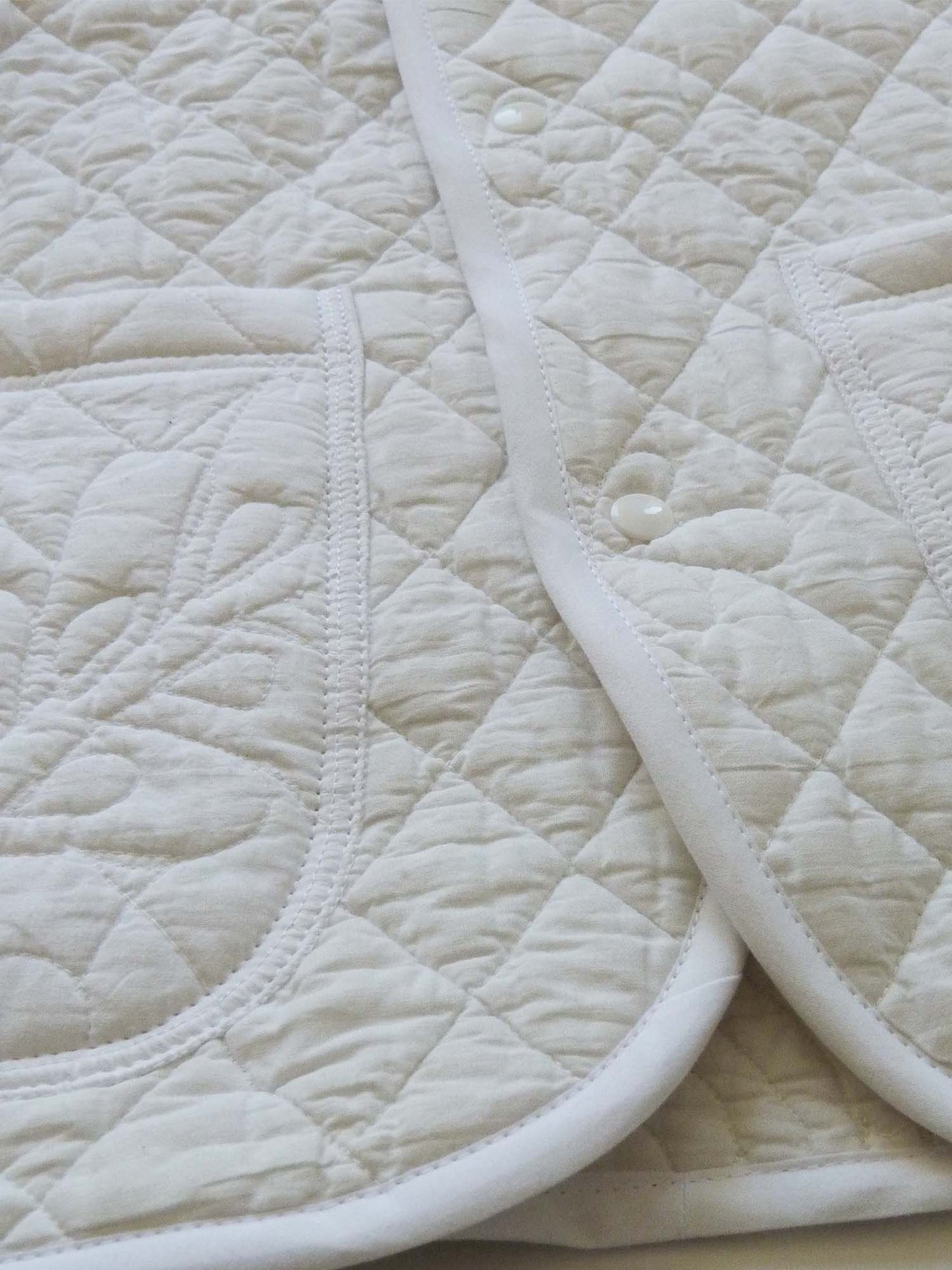 Jacket white quilt S