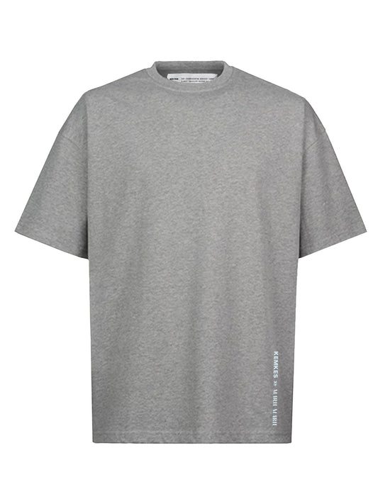 T-shirt crochet square back grey