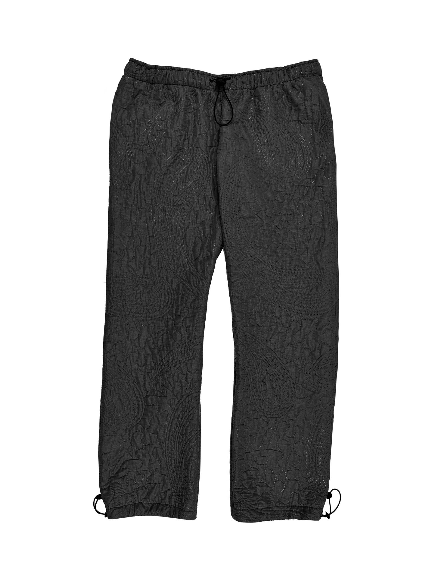 Pants black quilt