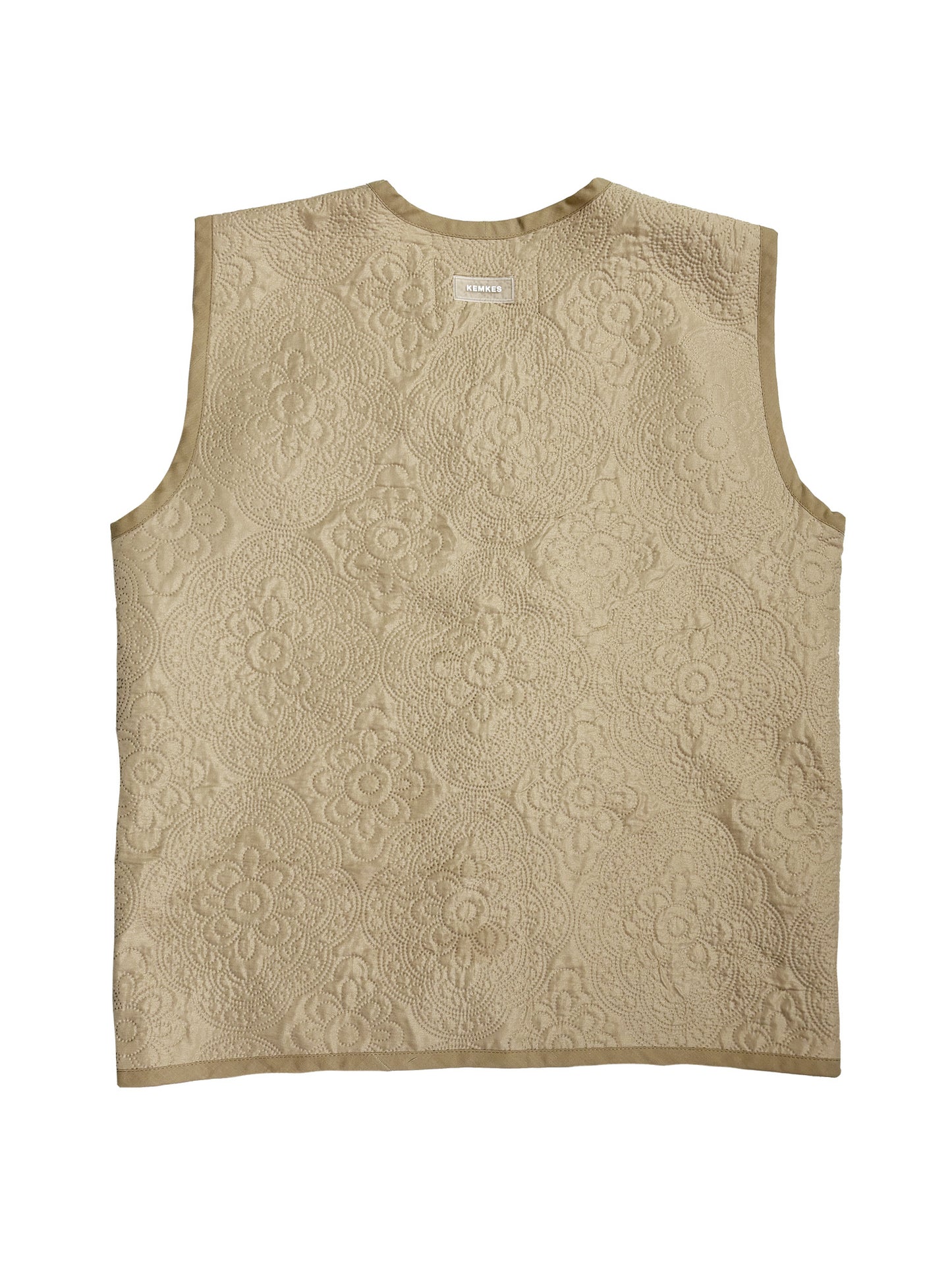 Bodywarmer sand quilt