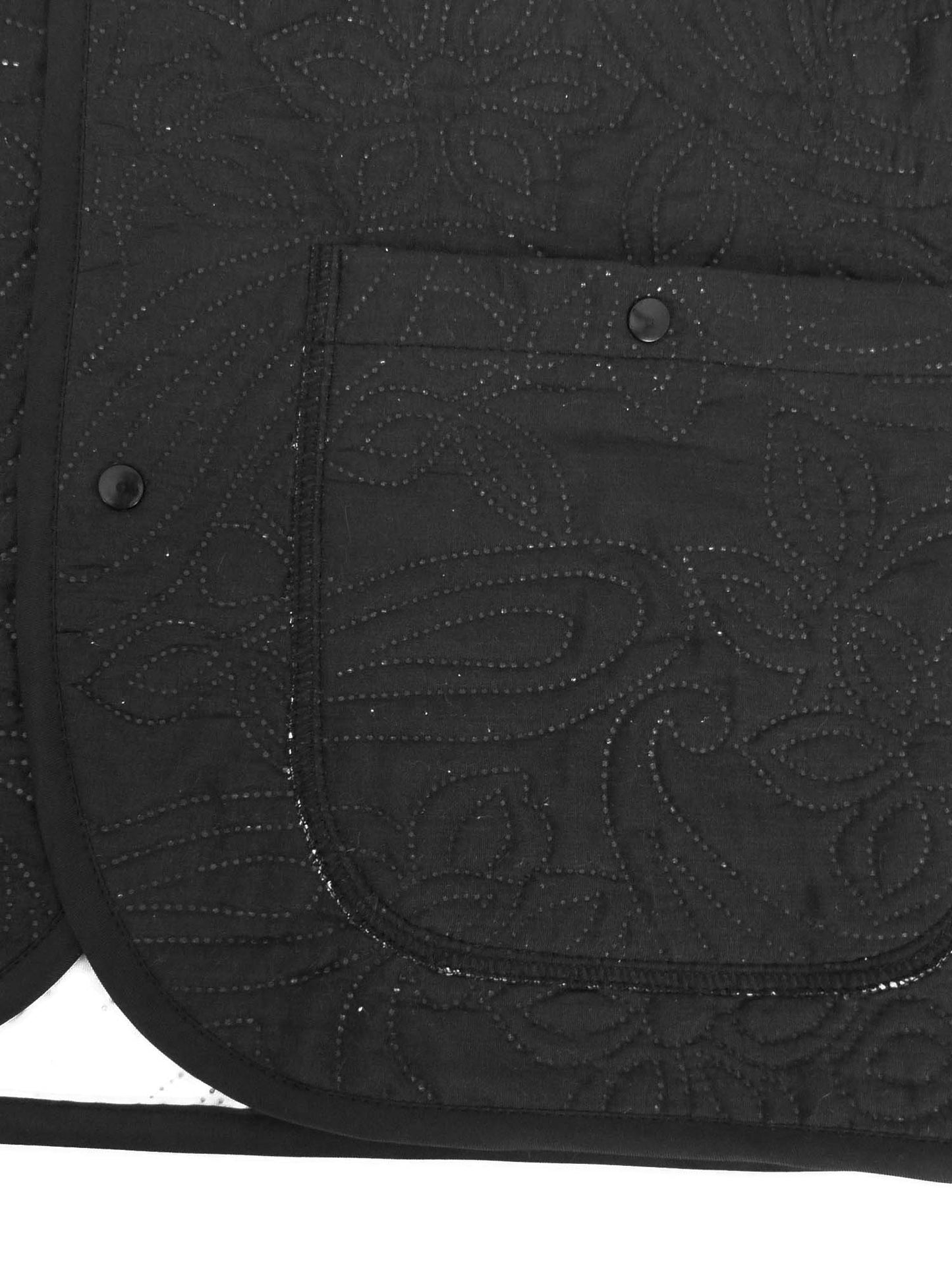 Jacket black quilt L