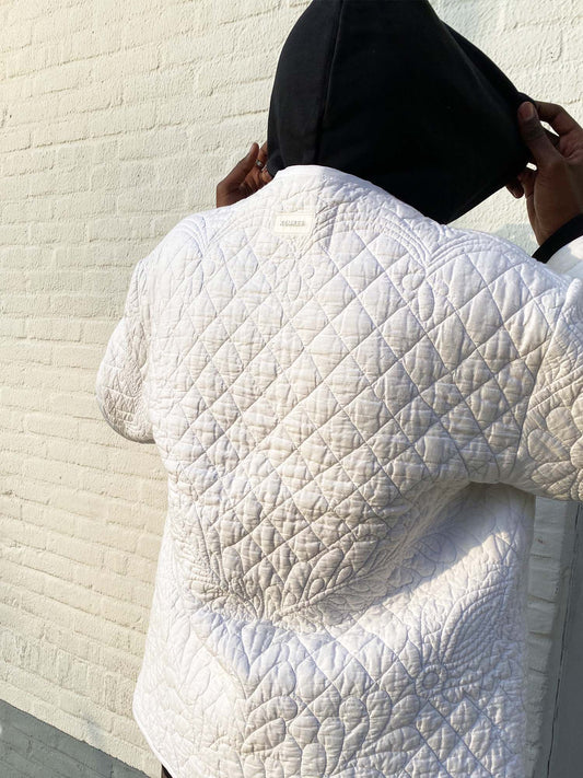 Jacket white quilt S